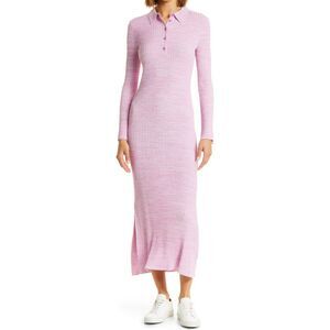 HUGO BOSS Floriene Rib Stretch Maxi Dress Size Medium NWT MSRP $348
